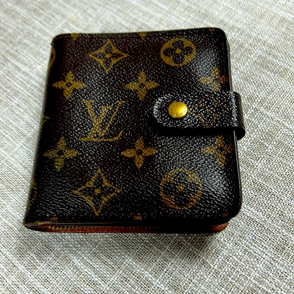 Louis Vuitton Monogram Brown Compact Wallet